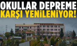 Demirci’de okullar depreme karşı yenileniyor