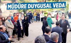 Müdür Kılıç'a duygusal veda