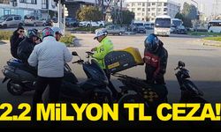 Manisa’da motosiklet denetimleri… 2 günde 2,2 milyon liralık ceza