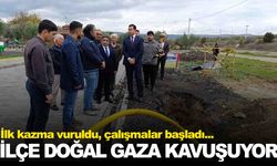 Manisa’nın bir ilçesi daha doğal gaza kavuşuyor… İlk kazma vuruldu!