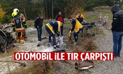Otomobil ile tır çarpıştı! Bir kişi ağır yaralandı