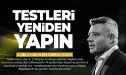 Sadettin Saran: Testler yeniden yapılsın