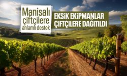 Sarıgöl'de çiftçilere ekipman desteği