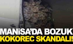 Manisa’da skandal: 4 milyon liralık bozuk kokoreç ele geçirildi!