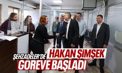 Şehzadeler'de Hakan Şimşek göreve başladı!