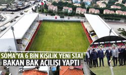 Soma’ya dev spor yatırımı… Bakan Bak stat açılışı yaptı!