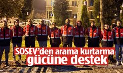 SOSEV’den arama kurtarma gücüne destek