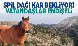 Spil Dağı kar bekliyor! Vatandaşlar endişeli...