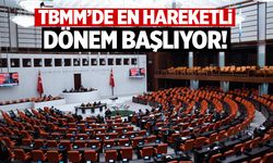 TBMM'de en hareketli dönem başlıyor