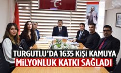 Turgutlu’da 1635 kişi kamuya milyonluk katkı sağladı