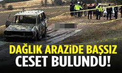 Tüyler ürperten olay: Dağlık arazide başsız ceset bulundu!