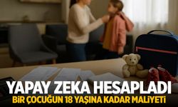 Yapay zeka hesapladı! 1 çocuğun maliyeti milyonları buluyor