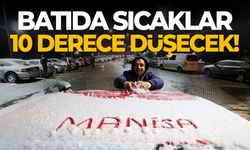 Yeni yılın ilk raporu: Batıda sıcaklar 10 derece birden düşecek!