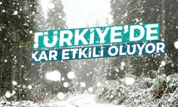 Yurdun bazı kesimlerinde kar etkili oldu