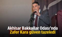 Akhisar Bakkallar Odası’nda Zafer Kara güven tazeledi