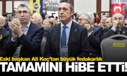 Ali Koç’tan Fenerbahçe’ye dev fedakarlık... Hibe etti