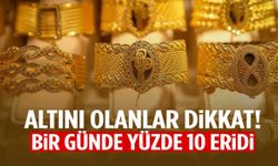 Altını olanlar dikkat! Bir günde yüzde 10 eridi