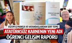 Manisa’dan ‘Atatürk’süz karneye sert tepki!