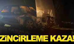 Aydın’da zincirleme trafik kazası... Yaralılar var!