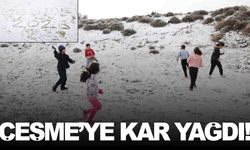 Çeşme’de alışılmadık manzaralar... Kartpostallık görüntüler ortaya çıktı!