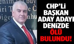 CHP’li başkan aday adayı denizde ölü bulundu!