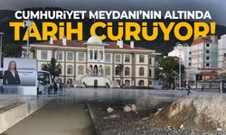 Cumhuriyet Meydanı’nın altında tarih çürüyor!