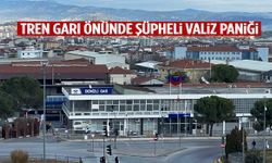 Denizli’de tren garı önünde şüpheli valiz paniği!