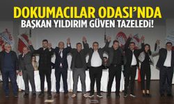 Dokumacılar Odası'nda Başkan Yıldırım güven tazeledi