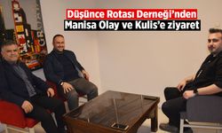 Düşünce Rotası Derneği’nden Olay ve Kulis’e ziyaret