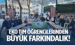 Eko Tim öğrencilerinden büyük farkındalık