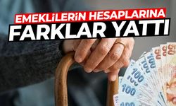 Emekli maaş farkları hesaplara yattı!