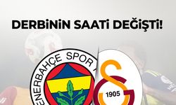 Fenerbahçe - Galatasaray derbisinin saati değişti!