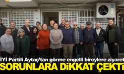 Başkan Aytaç’tan Altınokta Körler Derneği’ne ziyaret