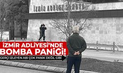 İzmir Adliyesi önünde bomba paniği