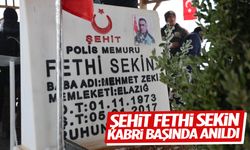 Şehit Fethi Sekin kabri başında anıldı