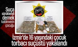 İzmir’de 16 yaşındaki çocuk torbacı suçüstü yakalandı