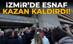 İzmir’de esnaf kazan kaldırdı!