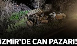 İzmir’de can pazarı! Araçlar hurdaya döndü!