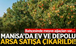 Manisa’da ev ve depolu arsa satışa çıkarıldı! Bahçesinde meyve ağaçları var…