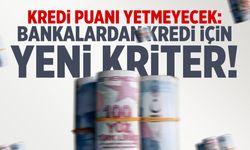 Kredi puanı yetmeyecek: Bankalardan kredi için yeni kriter!