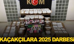 Manisa’da 25 milyon kaçak makaron ele geçirildi!
