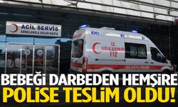 5 günlük bebeğe şiddet iddiası… Hemşire polise teslim oldu!