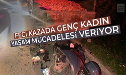 Kazaların en tehlikelisi: Motosiklet ve traktör çarpıştı!