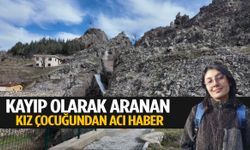 Kütahya’da kayıp olarak aranan 15 yaşındaki kız çocuğundan acı haber