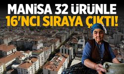 Manisa 32 ürünle 16'ncı sıraya çıktı!