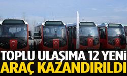 Manisa’da toplu ulaşıma 12 yeni araç hizmete girdi