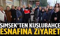 Başkan Şimşek’ten Kuşlubahçe esnafına ziyaret