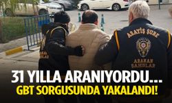 Manisa’da 31 yılla aranıyordu… GBT sorgusunda yakayı ele verdi!