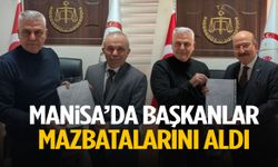 Manisa’da başkanlar mazbatalarını aldı