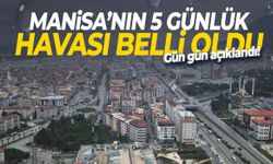 Manisa’da gün gün açıklandı! 5 gün boyunca hava böyle olacak…